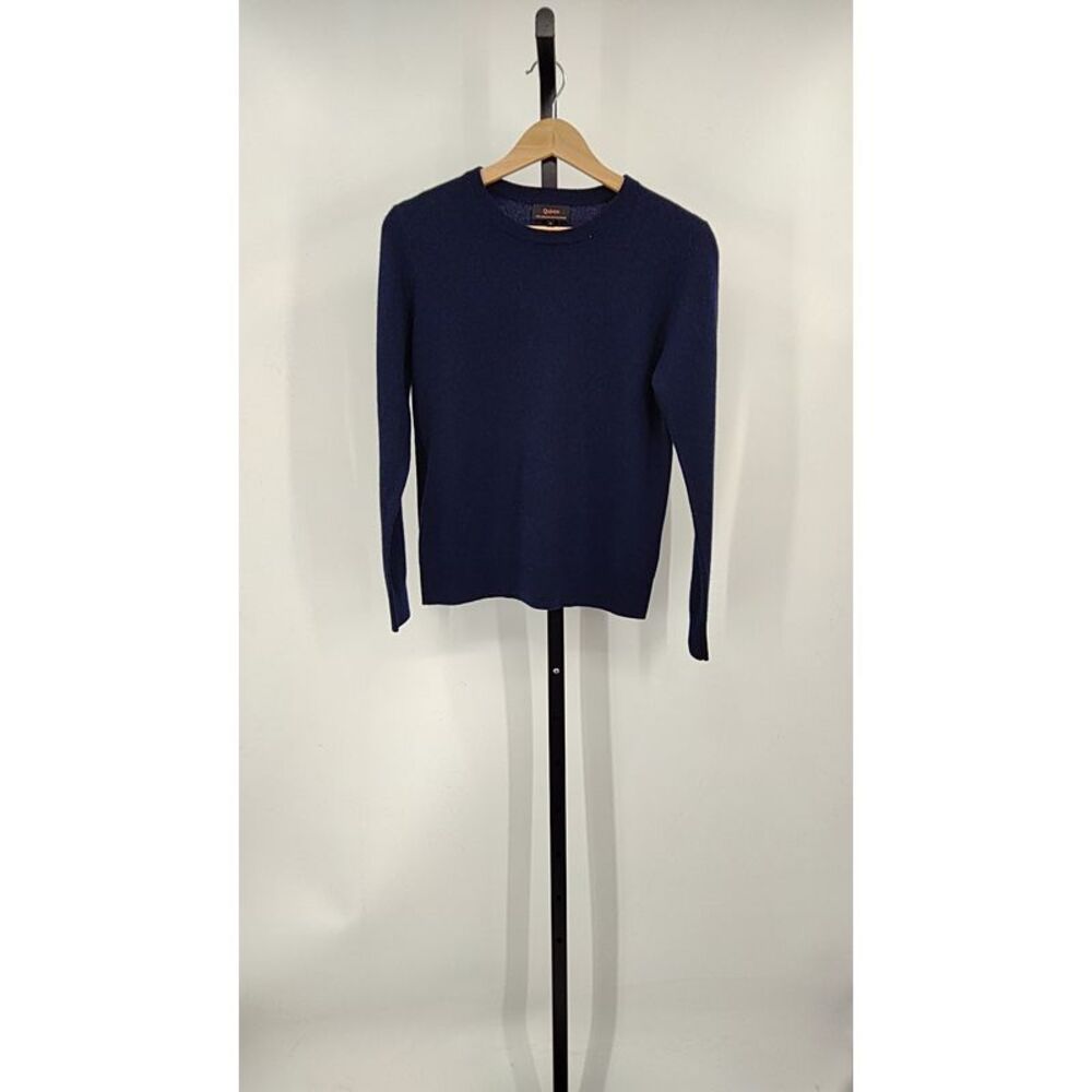 Quince Navy Blue Crewneck Sweater